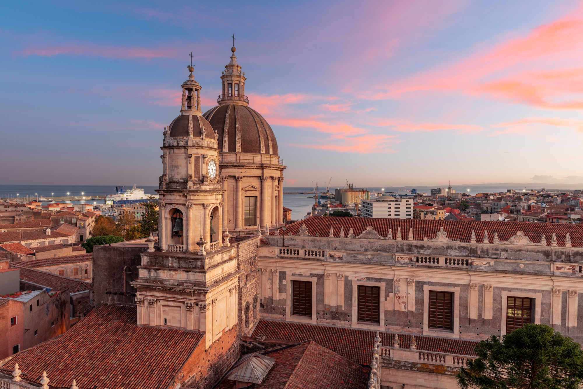 Catania, Sicily, Italy at the Cathedral