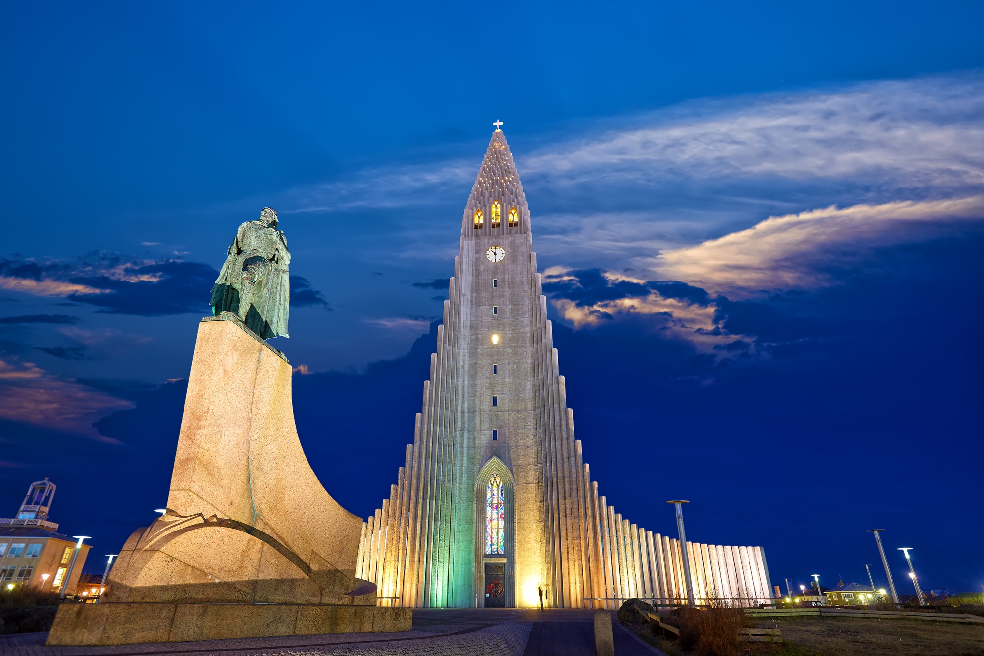 Hallgrimskirkja church in Reykjavik